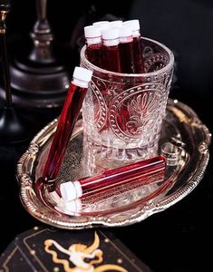 6 stk Reagensrør/Prøverør Shotteglass