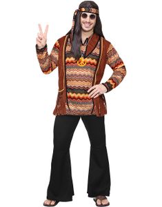 Komplet Hippiekostume til Mænd