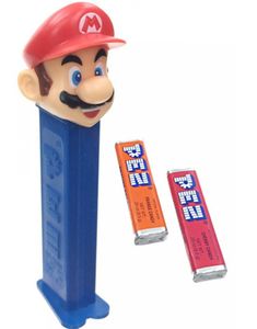 Super Mario Pez-Holder med 2 stk Pez Pakker