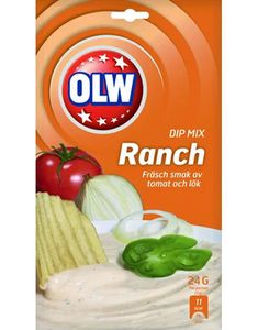 OLW Ranch Dip Mix 21 gram - Smag af Tomat og Løg