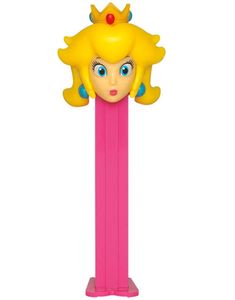 Super Mario Peach Pez-Holder med 2 stk Pez Pakker