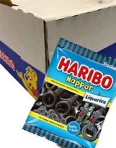 20 Poser Haribo Salte Sutter / Lakridssutter - Hel Æske