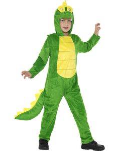 Krokodillekostume til Pige og Dreng i Blødt Plys