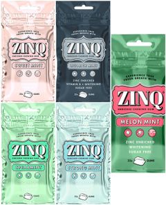 Taste Them All - Zinq Tyggegummi Pose - Fem Smage - Pakketilbud