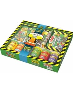 DATO PRODUKT - Toxic Waste Giant Gift Box - Gaveæske med Forskellige Toxic Waste Slik 639 gram (31.08.2024)