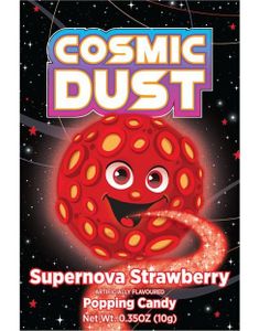 Cosmic Dust Popping Candy med Jordbærsmak 10 gram (USA Import)
