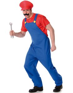 Mario Inspireret Herrekostume