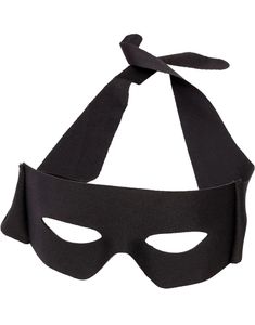 Sort Øjenmaske med Knude