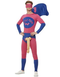 Willyman - Superhelt Kostyme til Herre