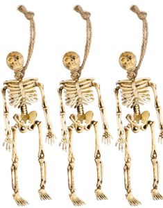 3 stk Skelet Figurer - Dekoration 15 cm
