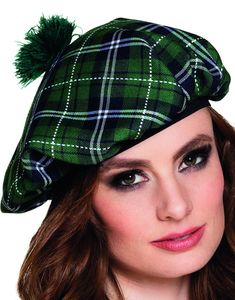 Grøn Beret/Skottehat