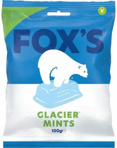 Fox's Glacier Mints - Sukkertøy med Mintsmak 100 gram