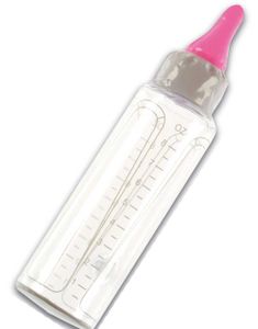 Oppustelig Sutteflaske med Rosa Sut