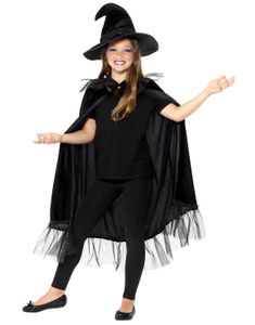 Heks kostumesæt med Glitter til Børn