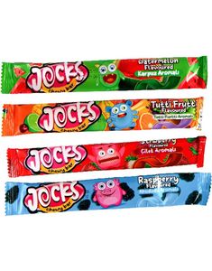 1 stk Jocks Chewy Bar Fruitmix - Assorterte Karamellstenger med Forskjellige Fruktsmaker