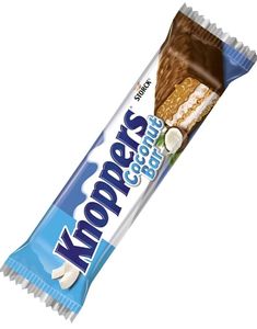 Knoppers Coconut Bar - Sjokolade med Kokos, Melkekrem og Karamell 40 gram