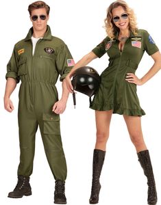 Top Gun Inspireret Par Kostumer.