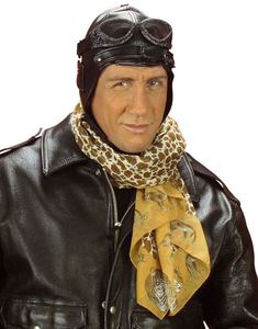 Sort Skindimiteret Flyver Hat