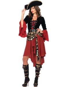 Cruel Seas Captain - Stilig Piratkostyme til Dame