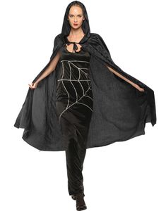 Sort Kappe med Hætte