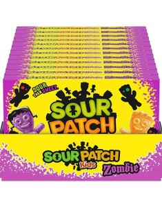 12 stk Sour Patch Kids Zombie - Kjempesur Vingummmi - Hel Eske 1,18 kg (USA Import)