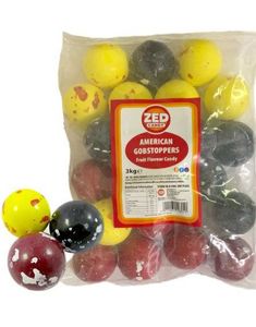 3 kg Zed Candy American Gobstoppers / Jawbreakers - Stor Pose med GIGANTISKE Evighetskuler