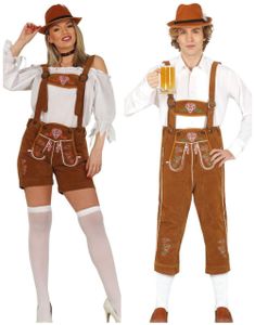 Parkostume - Brun Oktoberfest kostume