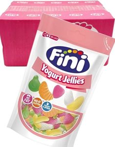 16 st Fini Yogurt Jellies - Gele Slik med Yoghurtsmag - Hel Kasse 2,64 kg