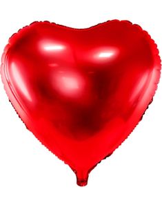 Hjerteformet Rød Folieballon 45 cm