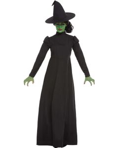 Sort Heksekostume med Hat