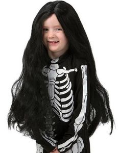 Sort Langhåret Børneparyk