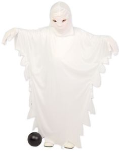 Hvidt Spøgelseskostume til Børn