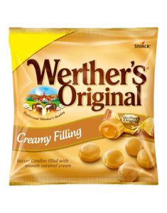 Werthers Original Creamy Filling - Karamel-Slik med Flydende Karamelfyld 110 gram