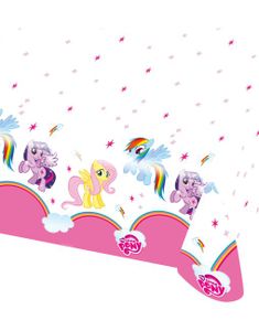 Plastikdug 120x180 cm - My Little Pony Regnbue