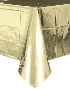 Guldfarvet Foliedug 137x274 cm