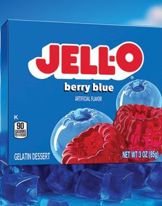Jell-O Berry Blue - Gelé Dessert - 85 g (USA Import)