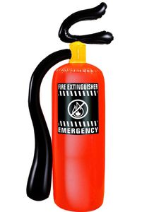 Oppusteligt Brandslukningsapparat - Kostumetilbehør 50 cm
