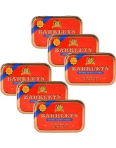 6 stk Barkleys Sugarfree Ginger & Orange - Sukkertøy med Ingefær og Appelsin - Hel Eske