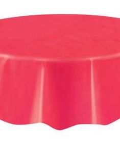 Rød Rund Plastdug 213 cm