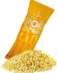 Sundlings Butter Popcorn - Ferdigpoppet Popcorn med Smørsmak 100 gram