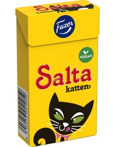 1 stk Fazer Salta Katten - Pastiller med Salt Lakrissmak 38 gram