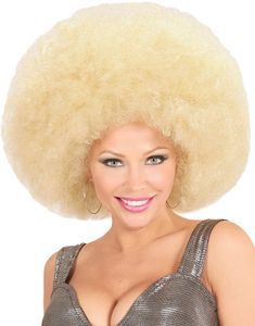 Overdimensionerede Blond Afroparyk