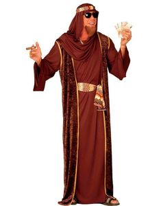 Araber Sheik Kostume - Brun