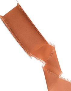 Kobberfarget Chiffonbånd 10 meter x 40 mm