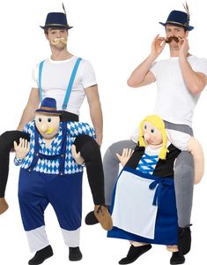 Par Kostume - Piggyback Oktoberfest Olga og Schmidt