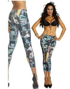 Glamour - Flerfarvet Tights