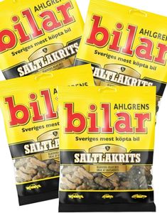 42 stk Ahlgrens Biler Saltlakrids Skumslik - Hel Æske