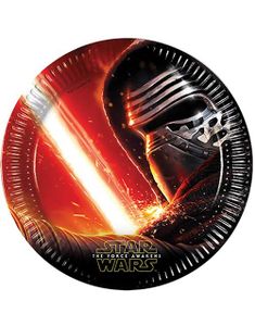 8 stk. Star Wars VII Paptallerkener 23 cm - Star Wars