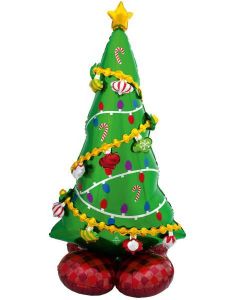 Juletre Gigantisk AirLoonz Folieballong 149 cm