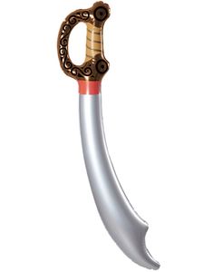 Oppusteligt Pirat Sabel Sværd - 75 cm